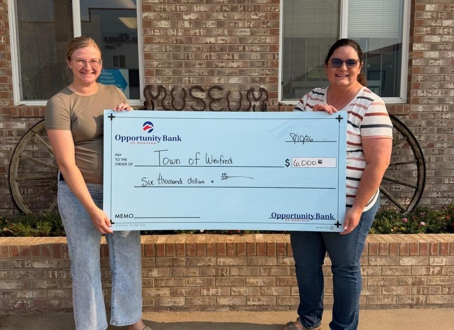 Town of Winifred Contribution